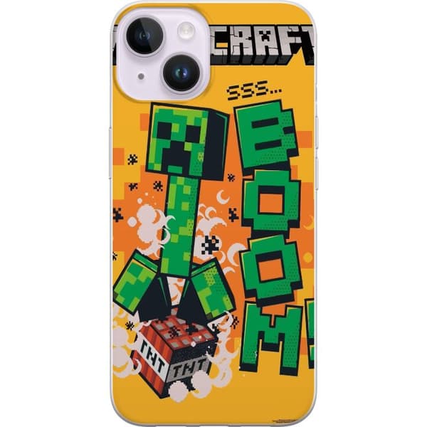 Kompatibelt Mobilskal till Apple iPhone 14 Plus Minecraft Boom