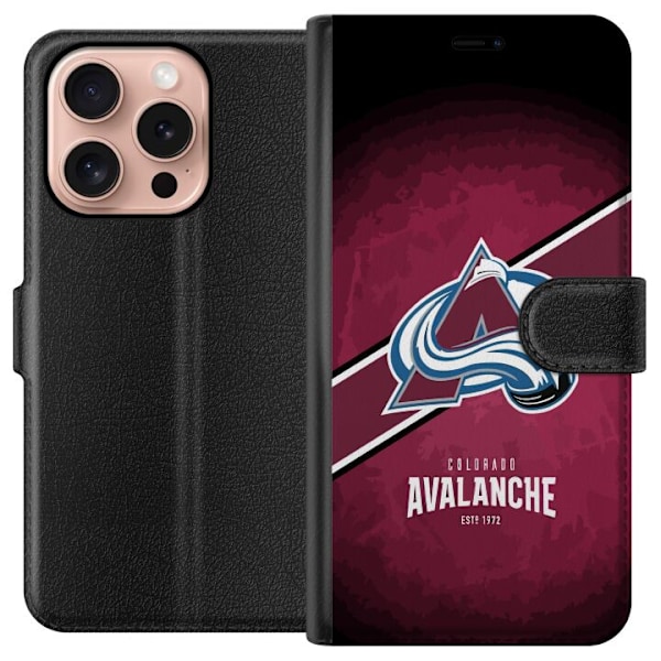 Apple iPhone 16 Pro Lommeboketui Colorado Avalanche (NHL)