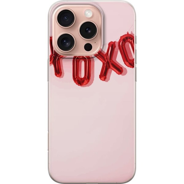 Apple iPhone 16 Pro Läpinäkyvä kuori Ystävänpäivä XOXO