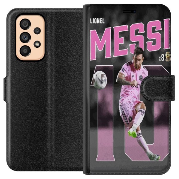 Samsung Galaxy A53 5G Plånboksfodral Lionel Messi - Rosa