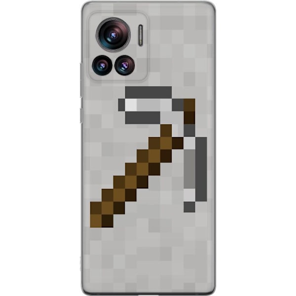 Motorola Edge 30 Ultra Genomskinligt Skal Minecraft Tools