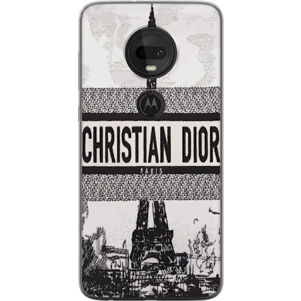 Motorola Moto G7 Gennemsigtig cover Christian Dior