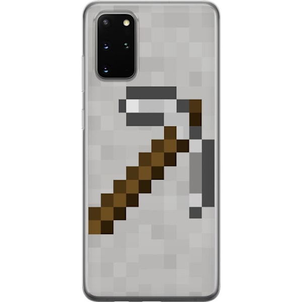 Samsung Galaxy S20+ Genomskinligt Skal Minecraft Tools