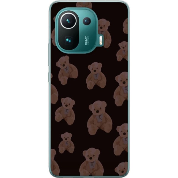 Xiaomi Mi 11 Pro Gjennomsiktig deksel En bjørn flere bjørner