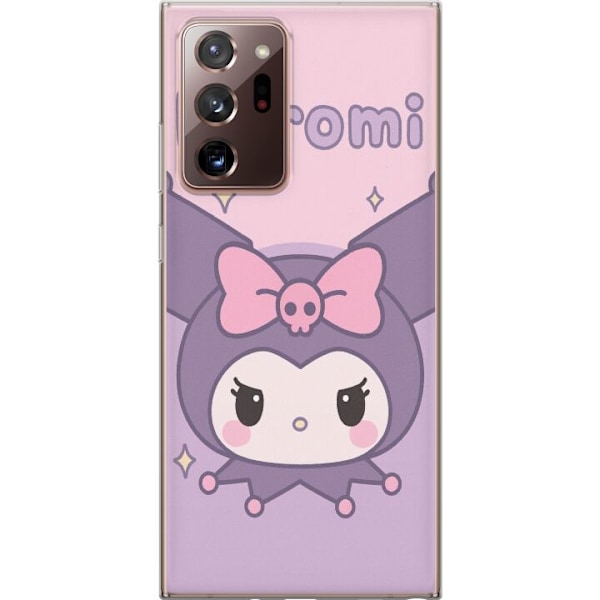 Samsung Galaxy Note20 Ultra Gennemsigtig cover Midnat Blomst