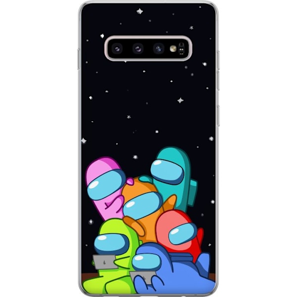 Samsung Galaxy S10+ Genomskinligt Skal Among Us