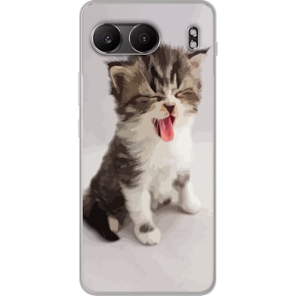 OnePlus Nord 4 Gennemsigtig cover Kattunge