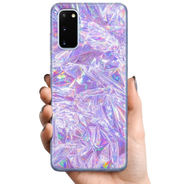Samsung Galaxy S20 TPU Mobildeksel Holografiske diamanter