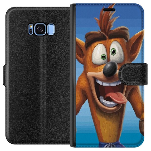 Samsung Galaxy S8 Lompakkokotelo Crash Bandicoot