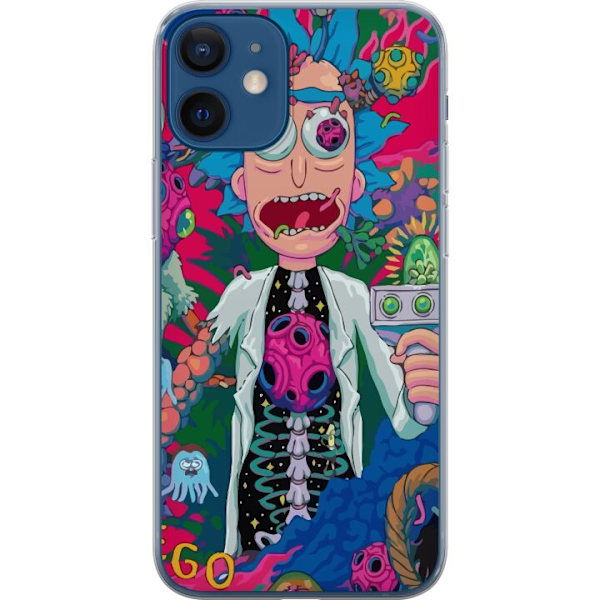 Apple iPhone 12 mini Gennemsigtig cover Rick & Morty