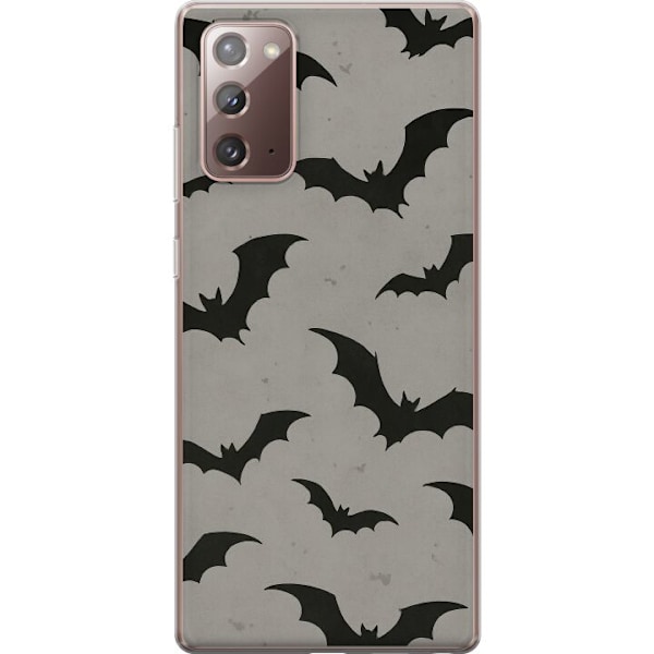 Samsung Galaxy Note20 Läpinäkyvä kuori Flutterprint