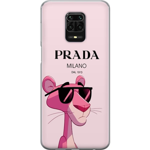 Xiaomi Redmi Note 9S Genomskinligt Skal Prada Rosa Pantern