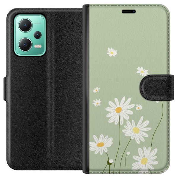 Xiaomi Redmi Note 12 Tegnebogsetui Præstekraver - blomstret m