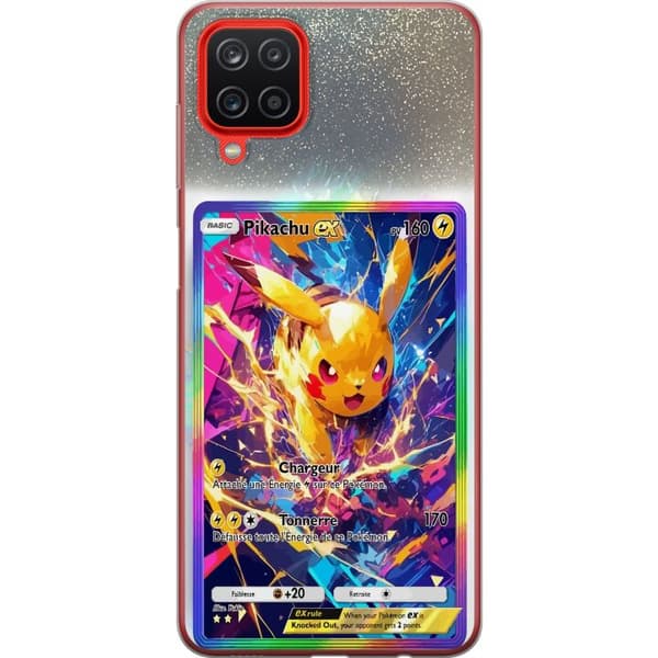Kompatibelt Mobildeksel til Samsung Galaxy A12 Pikachu gul
