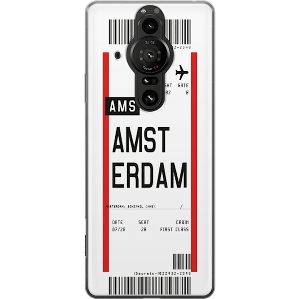 Sony Xperia Pro-I Gennemsigtig cover Amsterdam