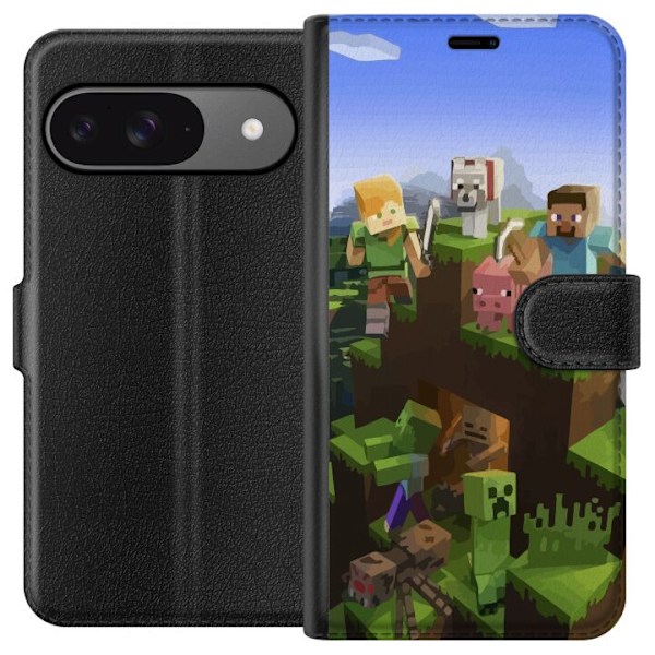 Google Pixel 9 Pro Lompakkokotelo Minecraft