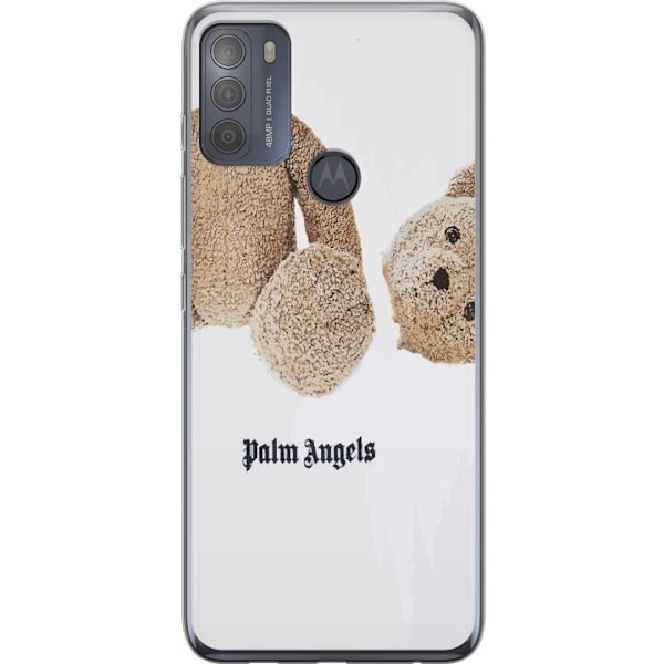 Motorola Moto G50 Gennemsigtig cover Palm Angels Teddy