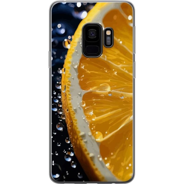 Samsung Galaxy S9 Läpinäkyvä kuori Appelsiini