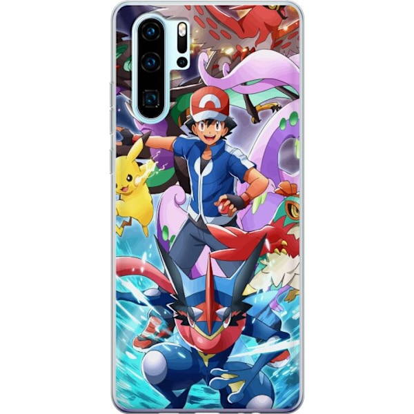 Huawei P30 Pro Gjennomsiktig deksel Pokemon