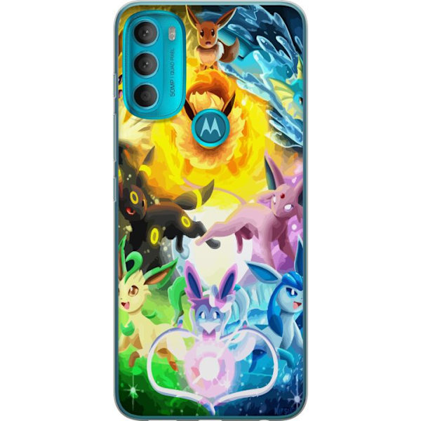 Motorola Moto G71 5G Genomskinligt Skal Pokemon