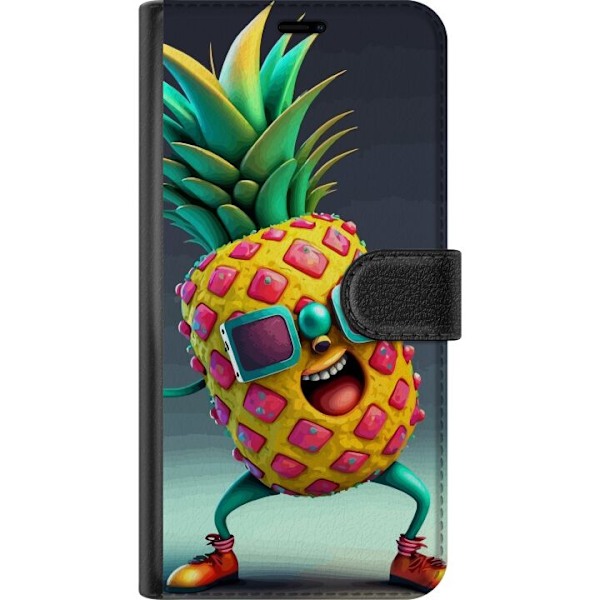 Apple iPhone 16e Lommeboketui Ananas