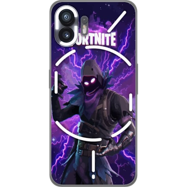 Nothing Phone (2) Gjennomsiktig deksel Fortnite Raven