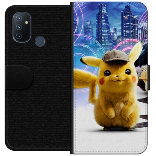 OnePlus Nord N100 Lompakkokotelo Detektiivi Pikachu