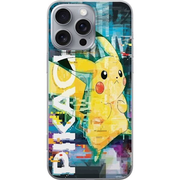 Apple iPhone 16 Pro Max Läpinäkyvä kuori Pikachu