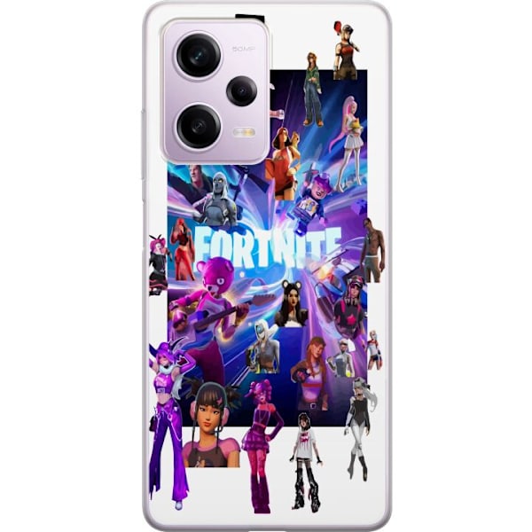 Xiaomi Redmi Note 12 Pro Genomskinligt Skal Fortnite