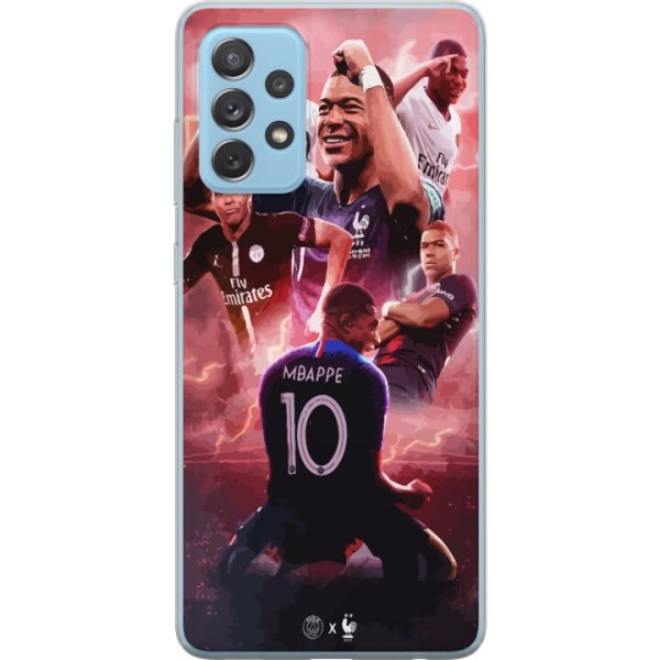 Samsung Galaxy A52 5G Läpinäkyvä kuori Kylian Mbappé