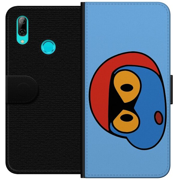 Huawei P smart 2019 Tegnebogsetui Bold Bot Head