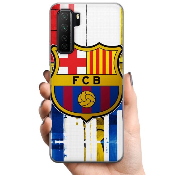 Huawei P40 lite 5G TPU Mobilcover FC Barcelona