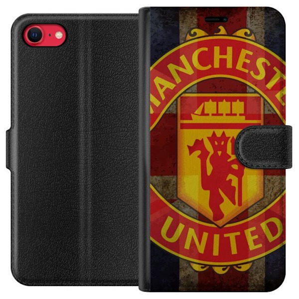 Apple iPhone SE (2022) Plånboksfodral Manchester United FC