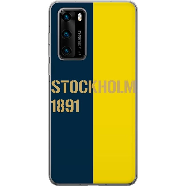 Huawei P40 Gjennomsiktig deksel Stockholm 1891