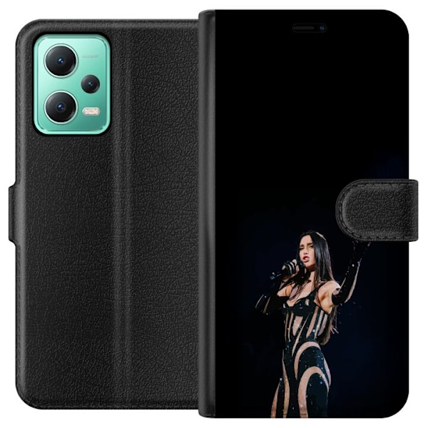 Xiaomi Redmi Note 12 Tegnebogsetui Dua Lipa – Pop Star Aesth