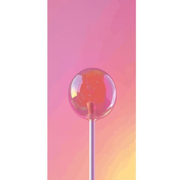 Kompatibel Tegnebogsetui til Apple iPhone 13 Pro Blank lyserød pinde mod blød pastelbaggrund pink