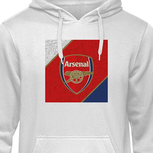 Barn-Hoodie | Mjuk Huvtröja för Barn Arsenal grå 7-8 År