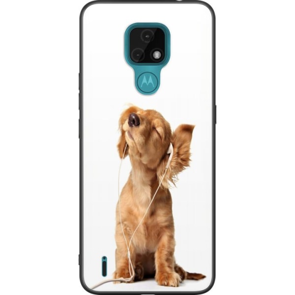 Motorola Moto E7 Sort cover Hund