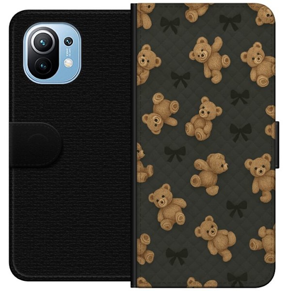 Xiaomi Mi 11 Tegnebogsetui Teddy Knus