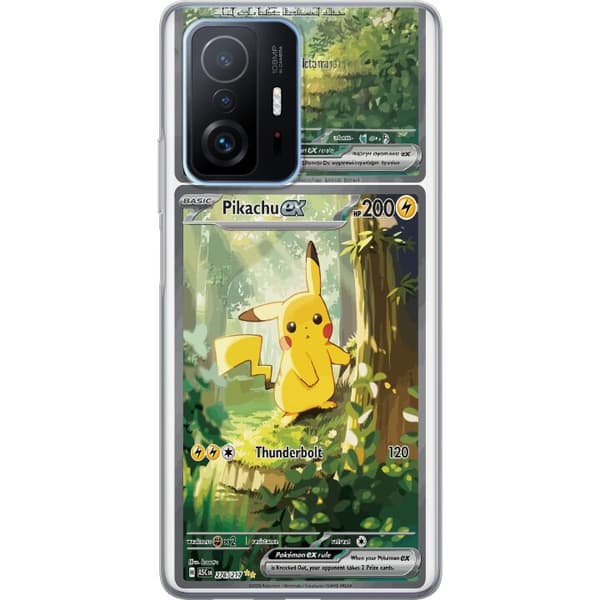 Kompatibelt Mobildeksel til Xiaomi 11T Pikachu grønn