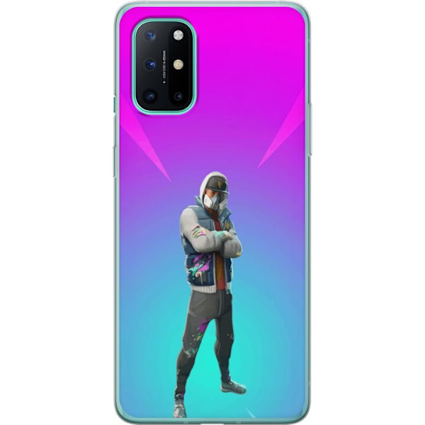 OnePlus 8T Gennemsigtig cover sort ridder fortnite