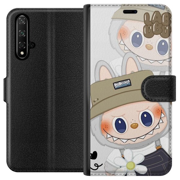 Honor 20 Lompakkokotelo Labubu Minimal Mood - Yksinkertainen j