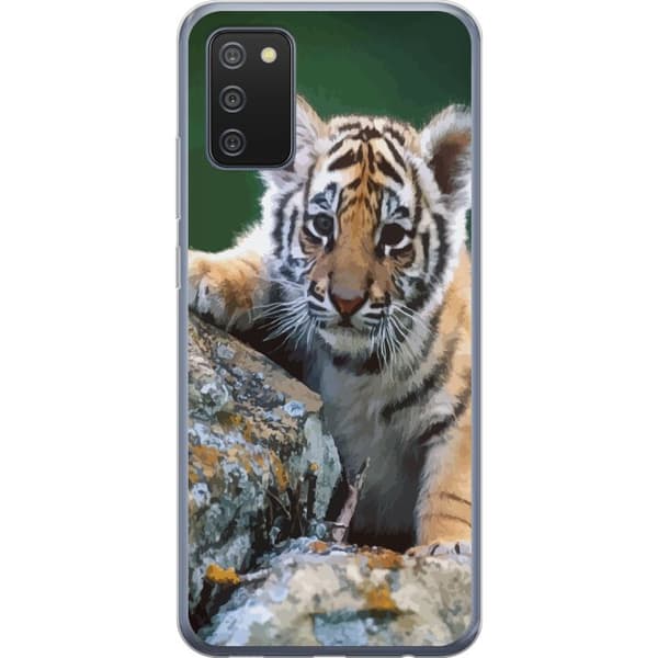 Kompatibel Mobilcover til Samsung Galaxy A02s Tiger