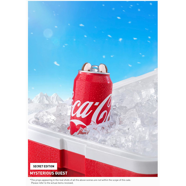 Pop Mart Labubu secret – Coca-Cola The Monsters vinyylifiguuri 17 cm – taattu salainen hahmo