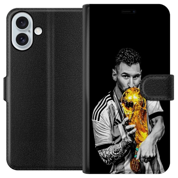 Apple iPhone 16 Plus Lompakkokotelo Lionel Messi