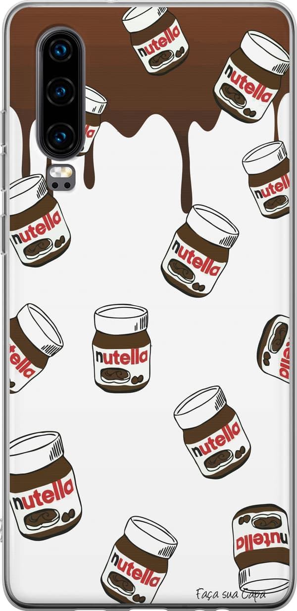 Kompatibelt Mobildeksel til Huawei P30 Nutella Kawaii Stil Søt Dessert