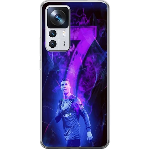 Xiaomi 12T Gjennomsiktig deksel Ronaldo 7 - Fotballlegenden i