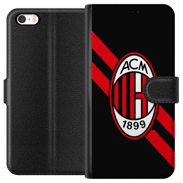 Apple iPhone 5 Plånboksfodral AC Milan