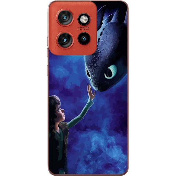 Motorola Edge 50 Neo Genomskinligt Skal Draktränaren How to Train Your Dragon