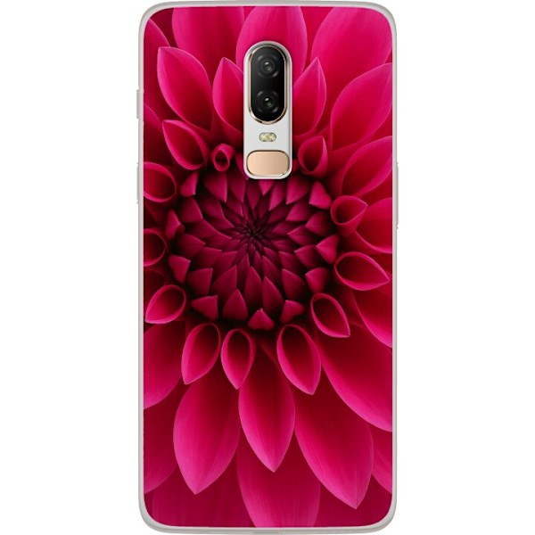 OnePlus 6 Läpinäkyvä kuori Rosecore